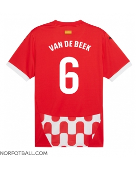 Billige Fotballdrakt Girona Donny van de Beek #6 Replika Hjemmedrakt 2024-25 Kortermet